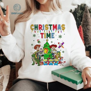 Disney Christmas Time Toy Story Png, Toy Story Friends Christmas Png, Disneyland Mickey's Very Merry Christmas Party 2023 Shirt, Sublimation Design