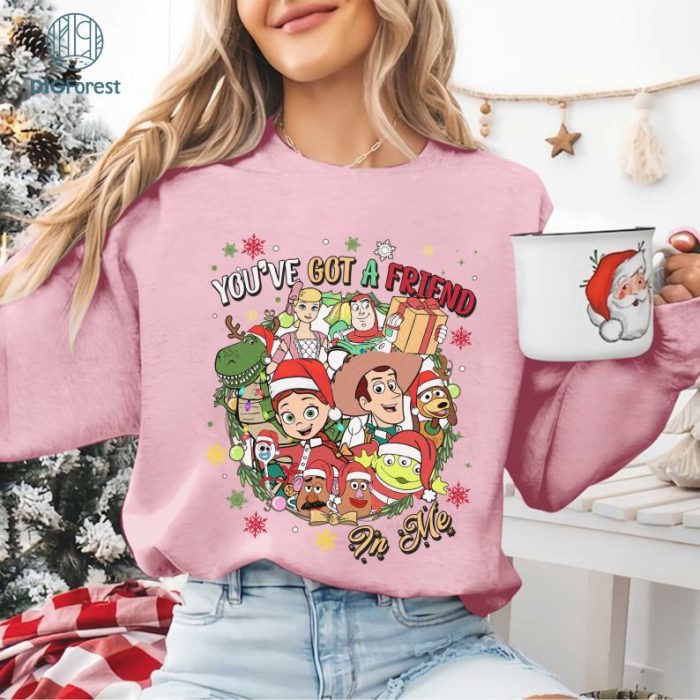 Disney Christmas Toy Story PNG | You’ve Got A Friend In Me Christmas Shirt | Buzz Lightyear Digital File