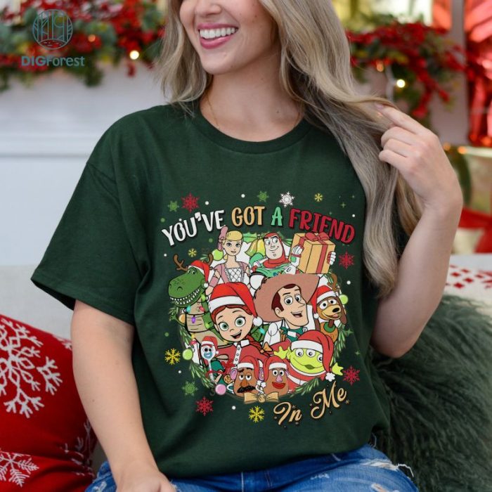 Disney Christmas Toy Story PNG | You’ve Got A Friend In Me Christmas Shirt | Buzz Lightyear Digital File