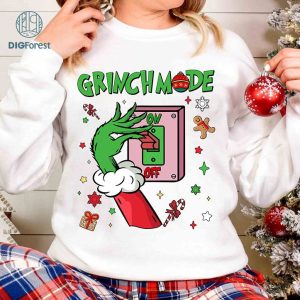 Grinch Hand Png, Grinch Mode On Shirt, Whoville University Christmas Shirt, That's It I'm not Going, Merry Grinchmas