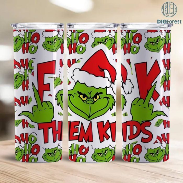 Christmas Tumbler Sublimation Designs, Grinch 20Oz Tumbler Wrap PNG, Grinch Tumbler Sublimation Instant Download, Instant Digital Download