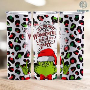 Christmas Tumbler Sublimation Designs, grinch 20oz Skinny Tumbler Wrap, Cartoon Funny Christmas Design Tumbler PNG
