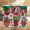 3D Inflated Grinch Christmas 20 Oz Skinny Tumbler Png, Grinch Christmas 20oz Tumbler Wrap, Santa Claus Png, Christmas Movies Png, Merry Xmas