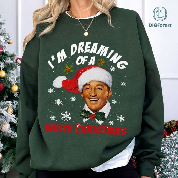Bob Wallace I'm Dreaming Of A Christmas Png, White Christmas Movie Shirt, Christmas Gifts, Christmas Party Png, Digital Download