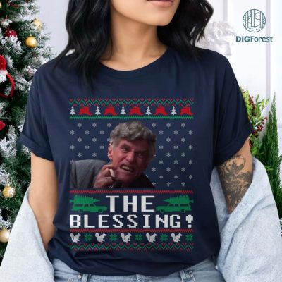 The Blessing Uncle Lewis Ugly Christmas Sweatshirt T-Shirt, National Lampoon's Christmas Vacation Png, Christmas Movie, Funny Christmas Gift
