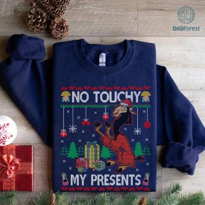 Llama Kuzco Ugly Christmas Shirt, The Emperor's New Groove Christmas Shirt, Magic Kingdom Christmas Shirt, Disneyland No Touchy My Presents Shirt Llama Kuzco Ugly Christmas Shirt, The Emperor's New Groove Christmas Shirt, Magic Kingdom Christmas Shirt, Disneyland No Touchy My Presents Shirt