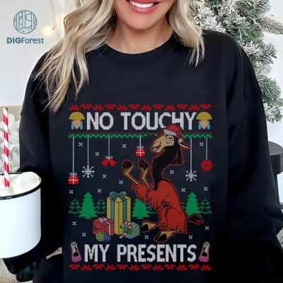 Llama Kuzco Ugly Christmas Shirt, The Emperor's New Groove Christmas Shirt, Magic Kingdom Christmas Shirt, Disneyland No Touchy My Presents Shirt Llama Kuzco Ugly Christmas Shirt, The Emperor's New Groove Christmas Shirt, Magic Kingdom Christmas Shirt, Disneyland No Touchy My Presents Shirt