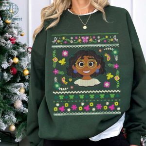 Encanto Ugly Christmas PNG, Encanto Christmas Mirabel Madrigal Christmas Sweater, Disneyland Christmas Sweatshirt