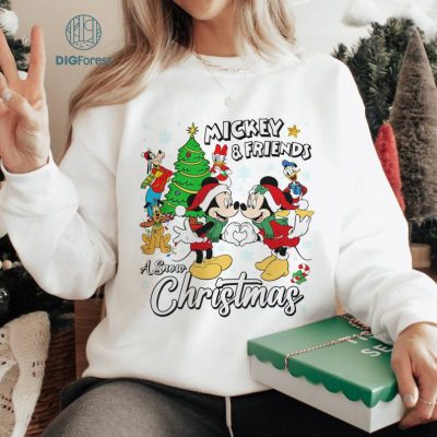 Disney Mickey and Friends Christmas Shirt, Mickey Minnie Christmas Png, Disneyland Christmas, Mickey's Very Merry Christmas Party 2023, Digital Download