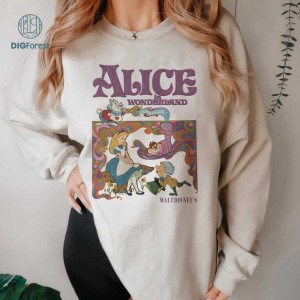 Disney Alice In Wonderland Png, Alice and Cheshire Cat Png, We're All Mad Here Png, WDW Trip Png, Magic Kingdom Png, Xmas Gifts, Digital Download