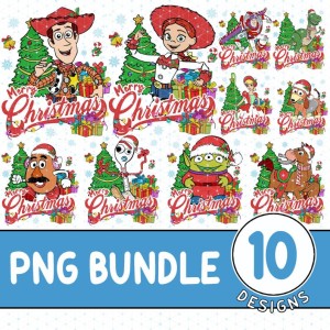 Toy Story Christmas Shirt, Toy Story Characters PNG, Matching Family Christmas Tee, Christmas Party Shirt, Buzz Lightyear and Woody Shirt