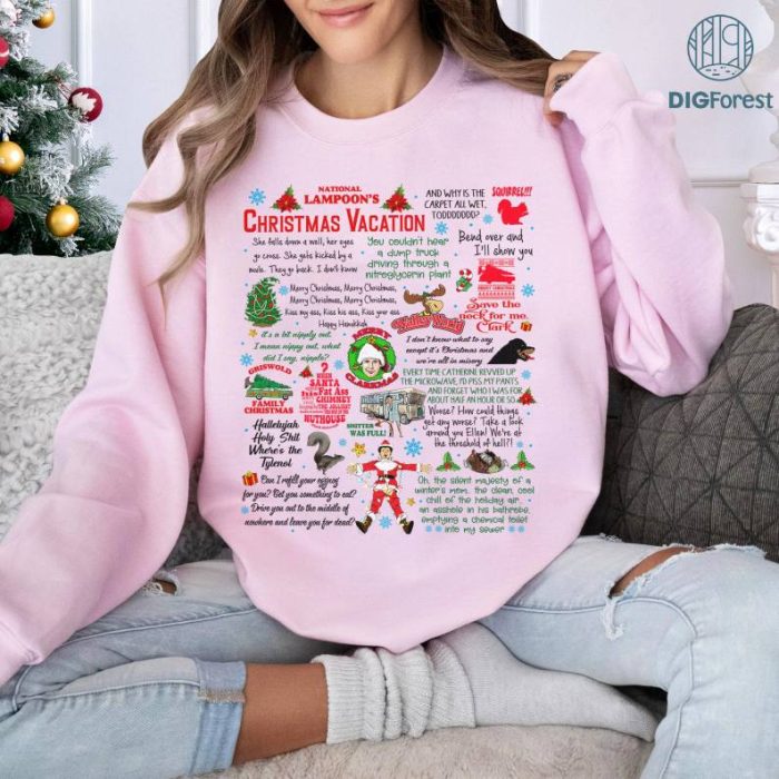 National Lampoon's Christmas Vacation Sweatshirt, Christmas Vacation Quote PNG, Clark Griswold Quote Shirt, Christmas Movie Shirt