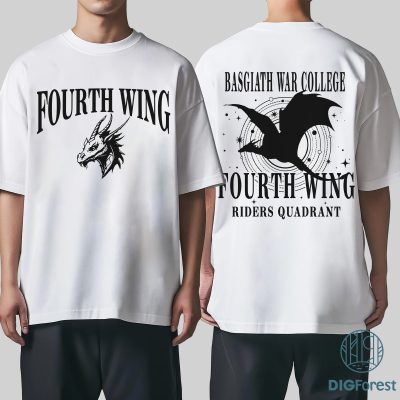 Fourth Wing PNG | Basgiath War College Design | Violet Sorrengail Shirt | Bookish Gift for Readers
