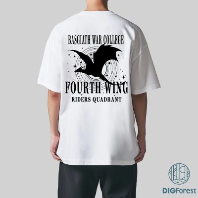 Fourth Wing PNG | Basgiath War College Design | Violet Sorrengail Shirt | Bookish Gift for Readers