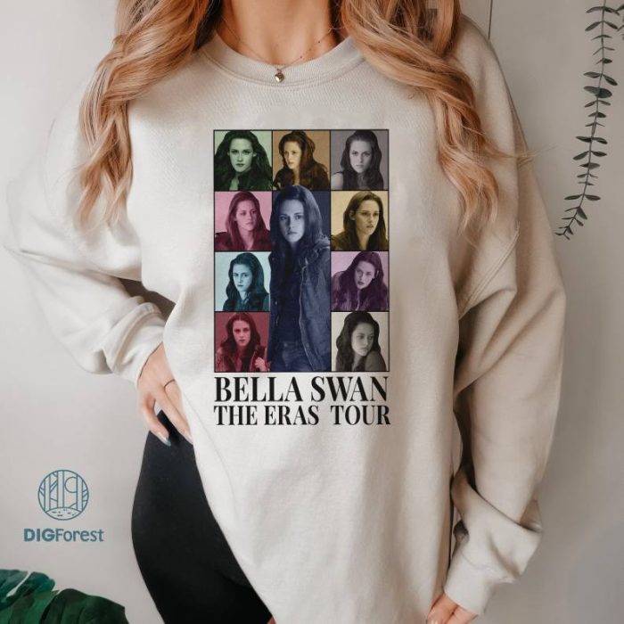 Bella Swan Eras Tour Png, Bella Swan Vintage Shirt, Bella Swan Png, Gift For Women And Men, Vintage Graphic Tee, Digital Download