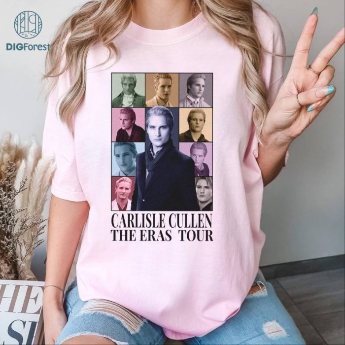Carlisle Cullen Eras Tour Png, Carlisle Cullen Vintage Shirt, Carlisle Cullen Png, Gift For Women And Men, Graphic Tee, Digital Download