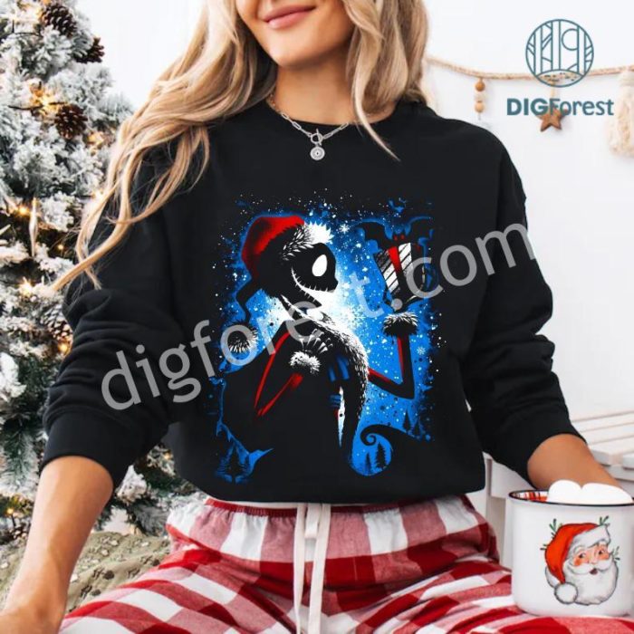 Jack Skellington Christmas Shirt | Nightmare Before Christmas PNG | Let’s Oogie Boogie Disneyland Christmas Digital Download