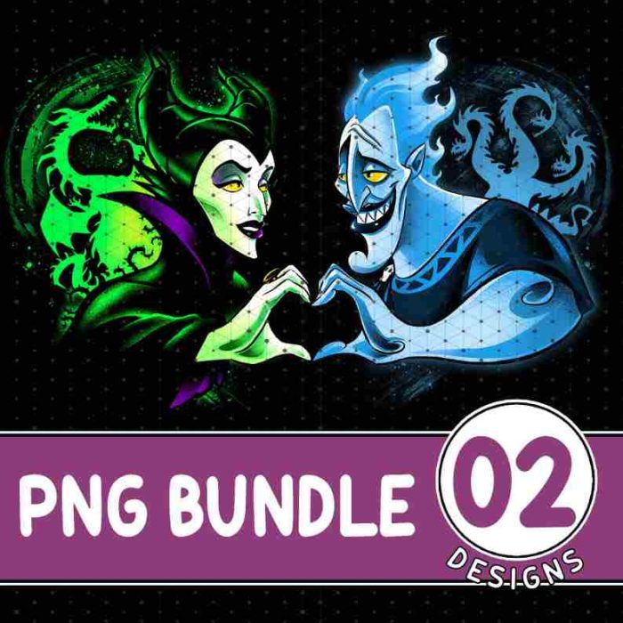 Disney Maleficent And Hades Png, Disneyland Villains Png, Maleficent Png, Hades Png, Disneyland Couple Png, Couple Matching Png, Digital Download