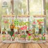 The Grinch Christmas 2023 | Merry Grinchmas 16oz Libbey Glass Can Wrap Design Digital PNG | Grinch Coffee Tumbler Wrap PNG