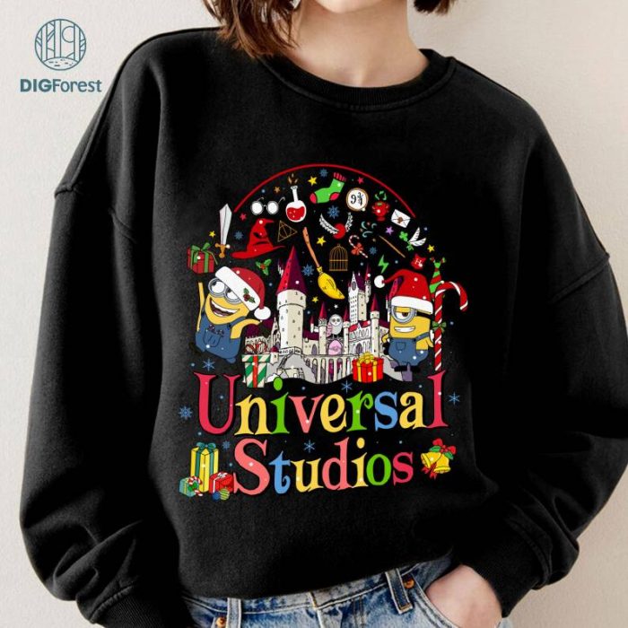 Universal Orlando Family Christmas Vacation Png, Universal Studios Trip Png, Universal Trip Xmas, Matching Family Trip Shirt, Digital Download