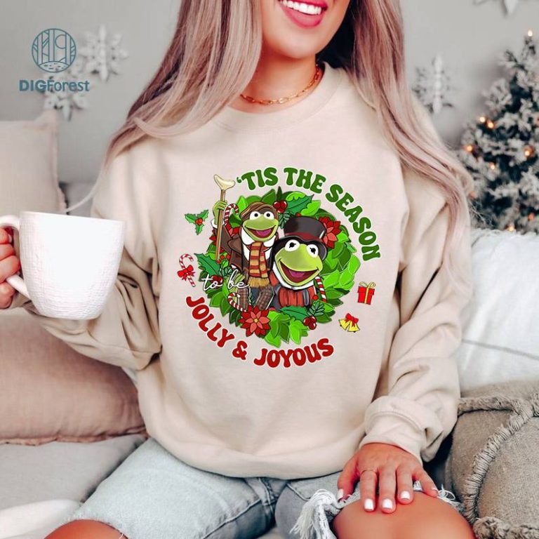 Disneyland Christmas Kermit The Frog And Tiny Tim Png, The Muppet