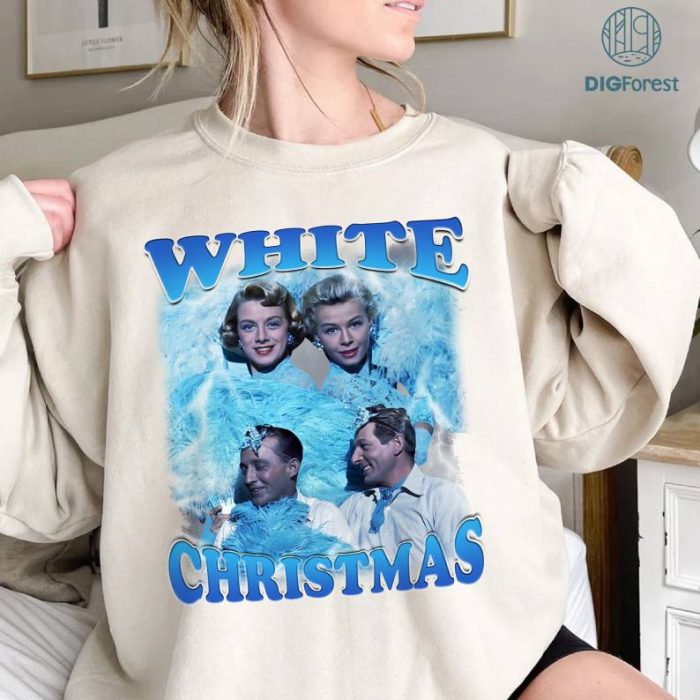 Christmas White Movie Sweatshirt | White Christmas Movie 1954 PNG| Haynes Sisters Christmas Song Shirt Christmas Gift Christmas Sweater
