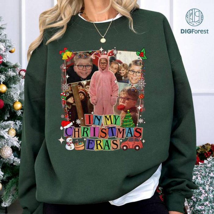 A Christmas Story In My Christmas Eras Png, Ralphie Christmas Shirt, Christmas Movie Png, Xmas Gifts, Christmas Family Png, Digital Download