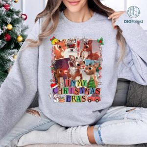 Rudolphs In My Christmas Eras Png, Rudolphs The Red Nosed Reindeer Christmas Shirt, Christmas Movie Png, Xmas Family 2023, Digital Download