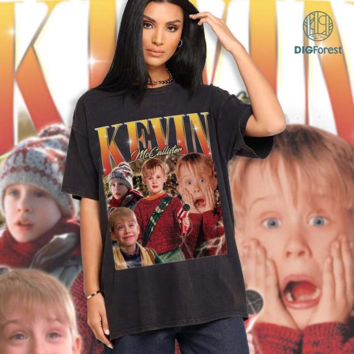 Vintage Kevin McCallister Png | McCallister Home Security Sweatshirt | Kevin Alone Sweatshirt | Retro Movie Tee | Macaulay Culkin Shirt