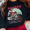 Sleighrider Santa Motorcycle Christmas PNG - Funny Holiday PNG - Great Gift Idea For Him/Her | Unisex shirt