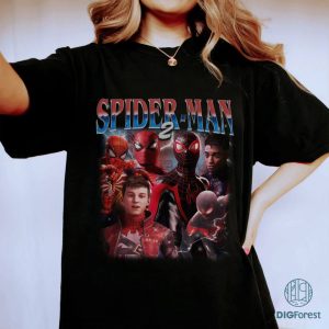 Peter Parker Spiderman 2 PNG| Vintage Spider Man Shirt | Spider Man Homage Shirt | Avengers Superhero Shirt