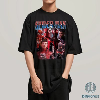 Peter Parker Spiderman 2 Shirt | Vintage Spider Man Shirt | Spider Man Homage Shirt | Avengers Superhero Shirt