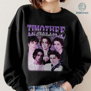 Timothee Chalamet Fan Png | Timothee Chalamet Retro Sweatshirt | Vintage Timothee Chalamet Shirt | Timothee Chalamet Homage T-Shirt