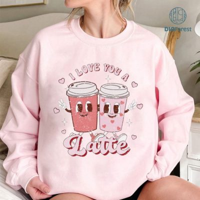 Latte Valentine Shirt | Retro Valentines Day Shirt | Coffee Lover Valentines Tee | Valentines Day Gift for Women | Donut Love Shirt Latte Valentine Shirt | Retro Valentines Day Shirt | Coffee Lover Valentines Tee | Valentines Day Gift for Women | Donut Love Shirt