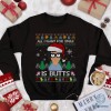 Bob's Burgers Ugly Christmas Sweatshirt | Tina Belcher Ugly Christmas PNG| Tina Belcher Shirt | All I Want For Christmas is Butts Shirt