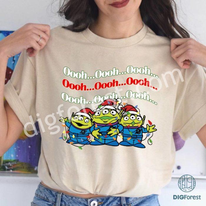 Disney Alien Pizza Planet Christmas File Download, Pizza Planet Toy Story Christmas TShirt, Instant Download, Xmas Gifts, Christmas PNG