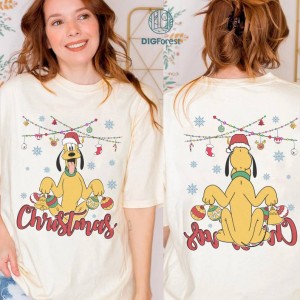 Disney Pluto Dog Christmas Png, Disneyland Christmas Shirt, WDW Christmas Party, Mickey's Very Merry Christmas Party 2023, Digital Download