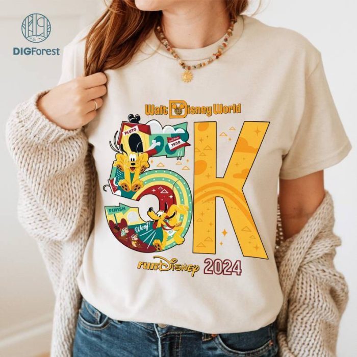 Disney Pluto Rundisney 2024 Png, Walt Disneyworld Marathon Weekend Png, Disneyland Run Family Trip Shirt, Disneyland Png, Gift For Runner