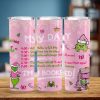 Glitter My Day I'm Booked 20oz Skinny Tumbler Wrap, Grinchmas Merry Pink Christmas Movie 20oz Tumbler Png, Grinchmas Christmas Tumbler, Tumbler Wrap 20oz Skinny Tumbler