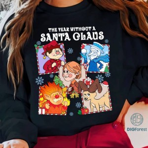 The Year Without Santa Claus Shirt | Miser Brothers PNG| Snow Miser Shirt | Heat Miser Tee | Heat And Snow Shirt | Christmas Sweater Gift