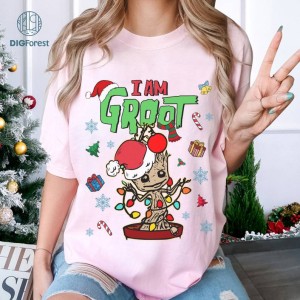 I'm Groot Christmas Shirt, Vintage Groot Christmas Png, Galaxy's Edge Christmas Shirt, Mickey's Very Merry Christmas Shirt, Digital Download