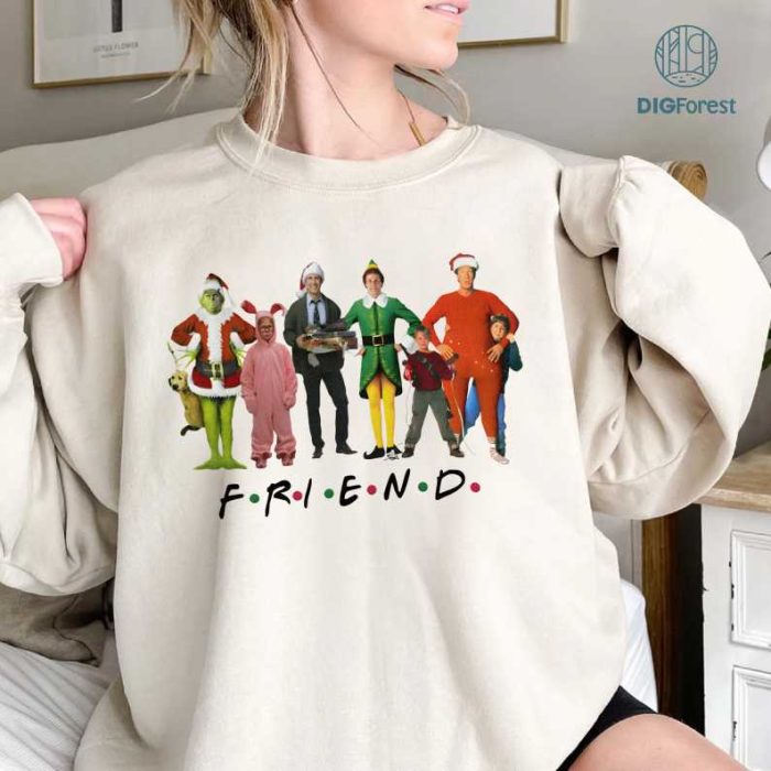Christmas Movie Png, Christmas Grinch Shirt, Vintage Movie Png, Friends Shirt, Movie Lover Gift, A Christmas Story Shirt, Digital Download