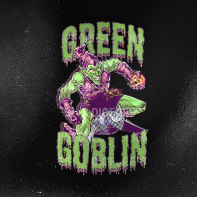 Green Goblin Vintage Comic Shirt | Slimy Font Marvel Villain Tee | Norman Osborn Spider-Man PNG Shirt