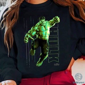 Infinity War Incredible Hulk Jump Smash T-Shirt | Vintage Incredible Hulk PNG| Avenger Superhero Shirt