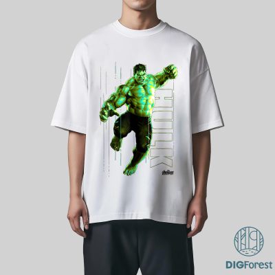 Infinity War Hulk Smash Shirt | Vintage Incredible Hulk PNG | Avengers Superhero T-Shirt
