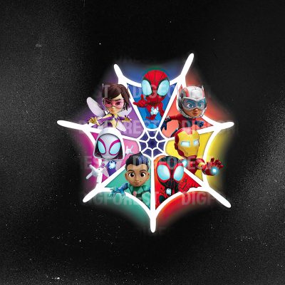 Marvel Spidey and His Amazing Friends Team Up Shirt | Spider Man Miles Morales Ghost Spider Shirt | Superhero Spidey Cartoon Shirt