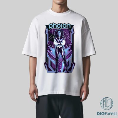 The Marvels Photon Monica Rambeau Celestial Gradient Shirt | The Marvels Movie PNG | Carol Danvers Monica Rambeau Shirt | Avengers Team