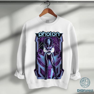 The Marvels Photon Monica Rambeau Celestial Gradient Shirt | The Marvels Movie PNG | Carol Danvers Monica Rambeau Shirt | Avengers Team