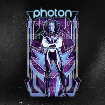The Marvels Photon Monica Rambeau Celestial Gradient Shirt | The Marvels Movie PNG | Carol Danvers Monica Rambeau Shirt | Avengers Team