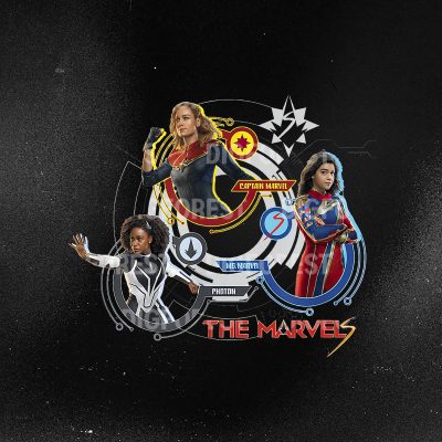 The Marvels Super Hero Tech Screen Group Badges T-Shirt | The Marvels Movie PNG | Carol Danvers Monica Rambeau Shirt | Avengers Team The Marvels Super Hero Tech Screen Group Badges T-Shirt | The Marvels Movie PNG | Carol Danvers Monica Rambeau Shirt | Avengers Team